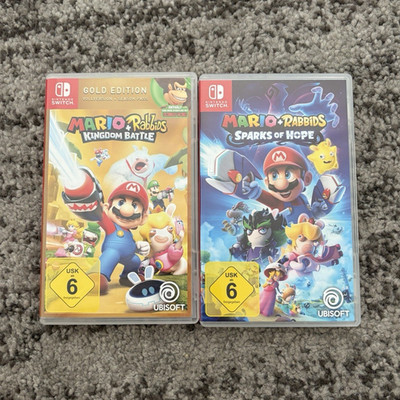  Nintendo Switch Mario + Rabbids Kingdom Battle / Sparks of Hope Bundle