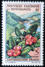 TIMBRE de NOUVELLE CALÉDONIE - FLEURS N°316 NEUF ** LUXE MNH