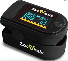 Zacurate 500C Elite Fingertip Pulse Oximeter Blood Oxygen Saturation Monitor wit