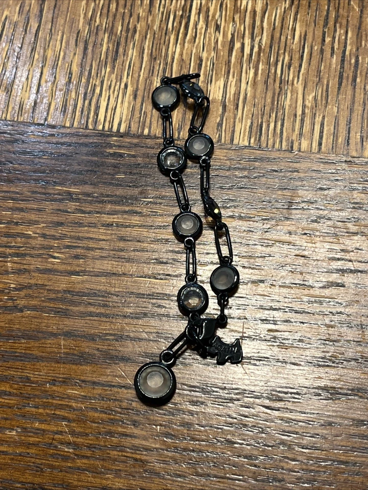 Collar y pulsera rara de diamantes de imitación con gota de cristal firmada por Agatha Paris Foto 3 de 4