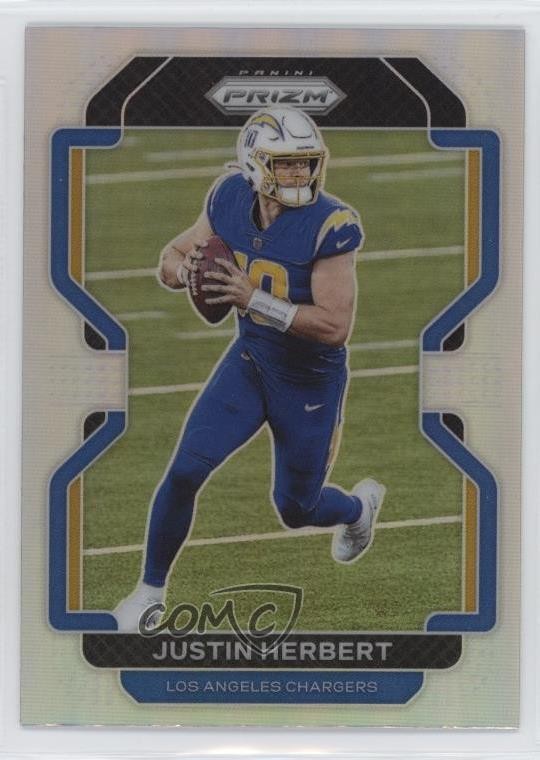 2021 Panini Prizm Silver Prizm Justin Herbert #169 1m8i