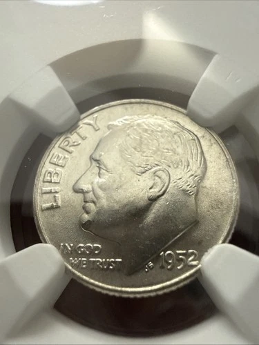 1952-D Roosevelt Dime 10c NGC MS66 Mint State Uncirculated
