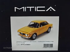 Alfa Romeo Giulia Sprint GT 1600 Veloce - Campagnolo Wheels 1965 - Mitica 1:18