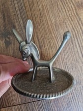 VINTAGE SEBA SILVER PLATED RING HOLDER - Donkey Design