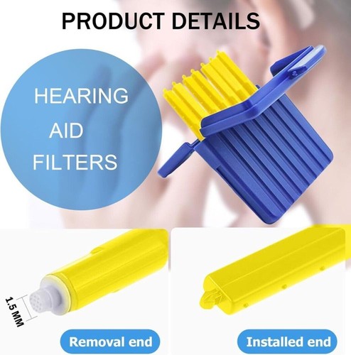 6Pack/48PCS For Starkey Hear Clear Hearing Aid Wax Guards Filters Replacement - Picture 3 of 18