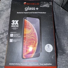 ZAGG Invisible Shield Glass+ Extreme impact  Screen Protector for iPhone Xs Max 