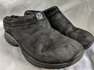 merrell fur lined clogs