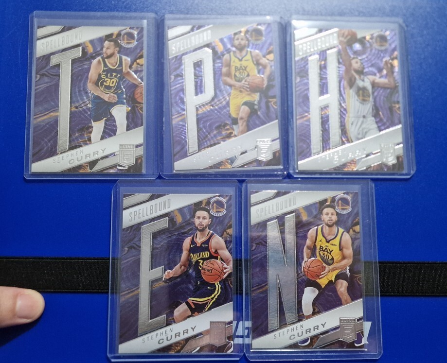 Stephen Curry Spellbound T P H E N Donruss Elite | eBay