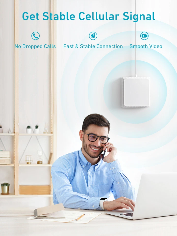 5G 4G LTE 800/900MHz Band 20/8 Handy-Signalverstärke Set Verstärker Daten Stimme - Bild 4 von 4