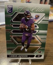 2024 Panini Donruss Elite - The Elite Green #10 Lamar Jackson