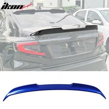 Fits 22-25 Subaru WRX 5th V Style Rear Trunk Spoiler Painted #K7X Wr Blue Pearl