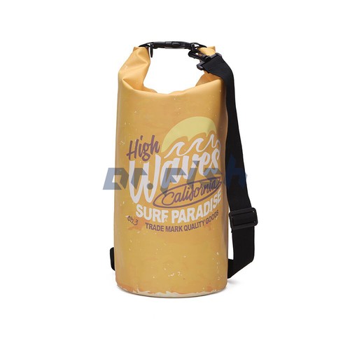 Bolsa seca impermeable de 10 L bolsa enrollable compresión superior para nadar kayak navegación - Imagen 16 de 26