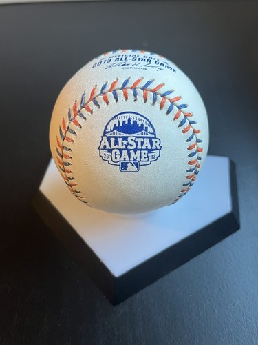 2013 RAWLINGS ALL STAR GAME OFFICIAL BASEBALL METS CITIFIELD NY RIVERA MVP cubed