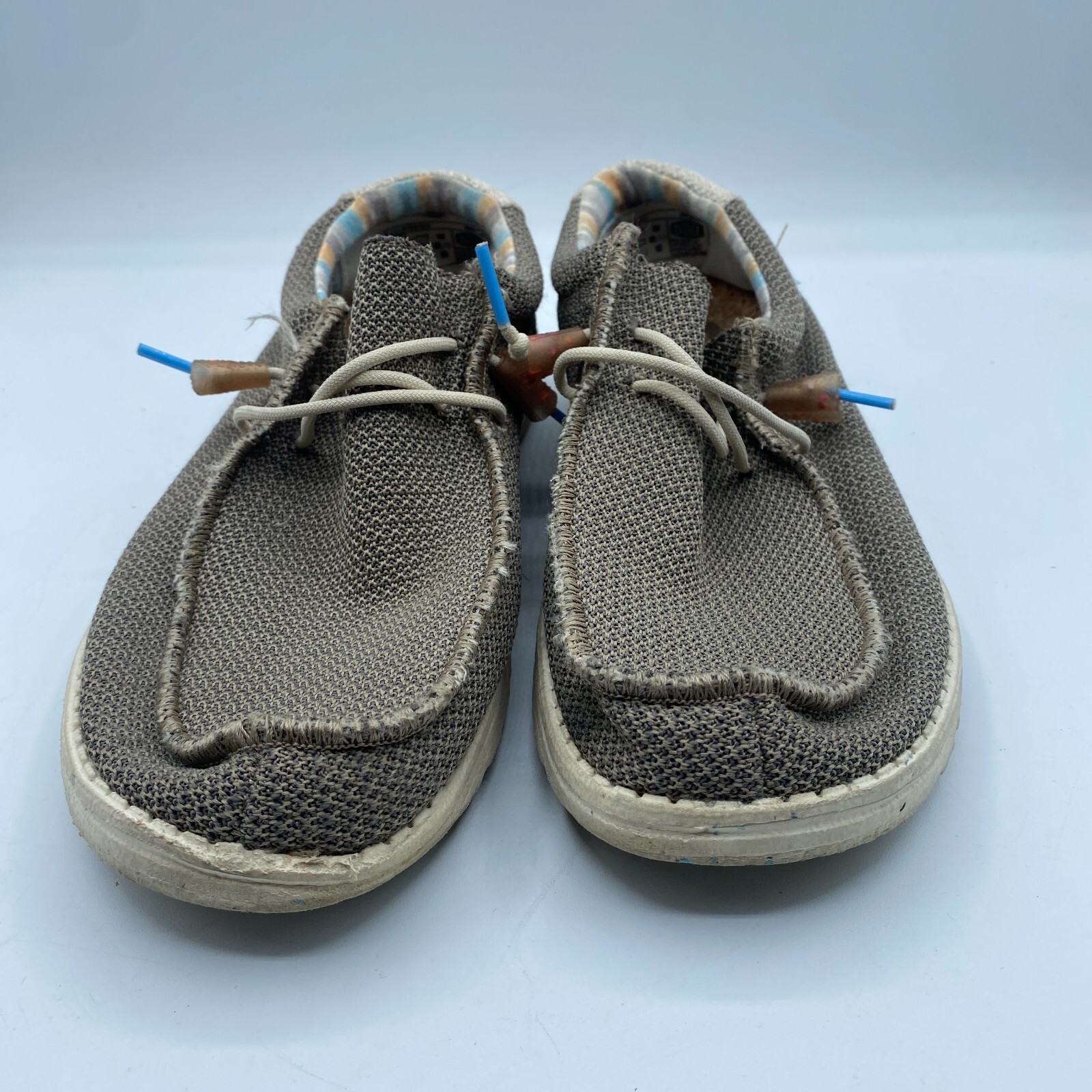 Hey Dude Wally Lace Up LoafersWalnut Travertine Mens 10 EU 41