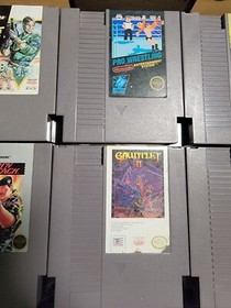 NES NINTENDO ENTERTAINMENT SYSTEM GAMES METAL GEAR DUCK HUNT GAUNTLET JORDAN
