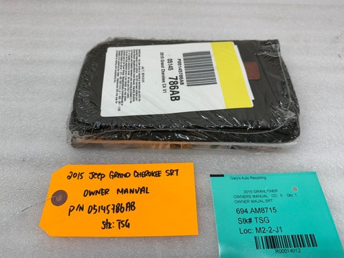 15 JEEP GRAND CHEROKEE SRT WK2 NEW IN BAG OWNERS MANUAL 05145786AB - Picture 6 of 10