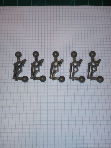 5 Dark Gray Lego 32173 Star Wars Mindstorms Bionicle 5 pcs leg arm Technic ball - Picture 14 of 24