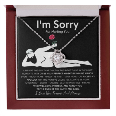 Im Sorry Gifts For Her, Apology Gifts For Her, To My Soulmate Necklace Women
