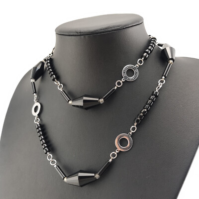   Leonardo Halskette Collier Anhänger Strass Stein Kette Perle Silber 127  