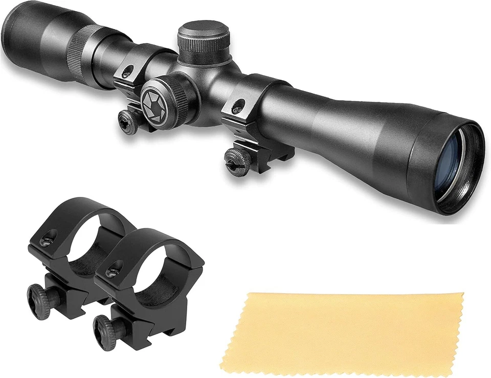 Mira para rifle retícula Barska 30/30 Crosshair para rifles Plinking y Rimfire .22 Foto 4 de 4