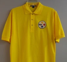 NFL Pittsburgh Steelers Mens Embroidered Polo Shirt XS-6XL, LT-4XLT New