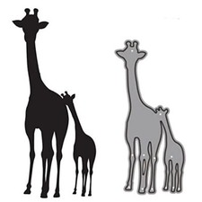 Animal Giraffe Cutting Die Paper Die Cuts Cutting Dies for Card Making Metal ...