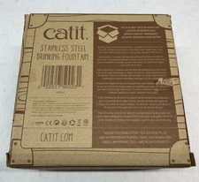 Catit Stainless Steel Drinking Fountain - NEW - OPEN BOX