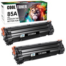 2PK CE285A 85A Black Toner Compatible With HP LaserJet P1005 M1212nf MFP Printer