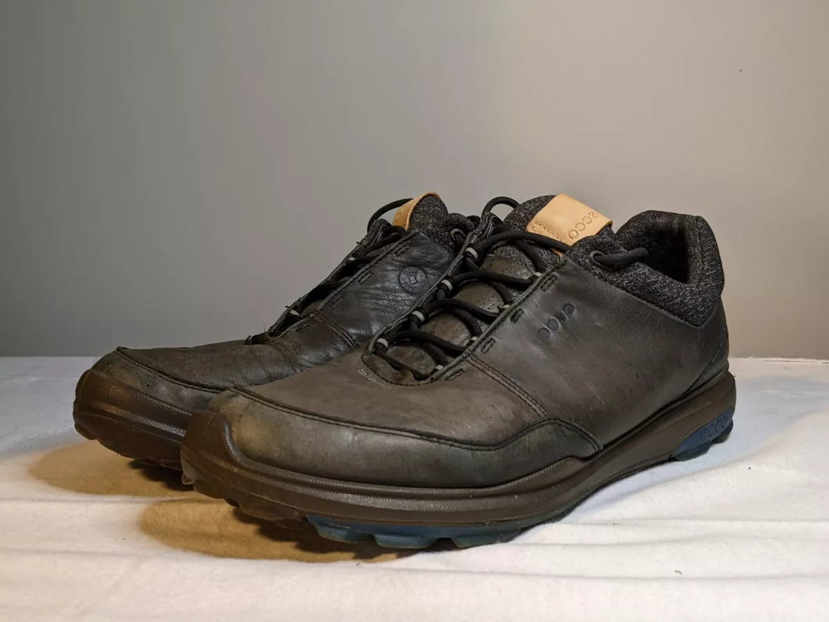 ECCO Biom Gore Tex Leather Black 3 Golf Shoes Men&#039;s Size 12 |