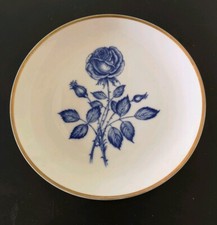 Kuchenteller Teller Rose von Schumann-Arzberg echt Kobalt 30 cm Echt Kobalt 