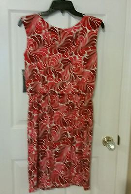 red and white knit dress Lydia Knit Dress Red Red / S