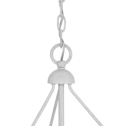 Progress Lighting Sugar Reef 22 in. 3-Light Cottage White Coastal Shaded Pendant - Picture 8 of 8