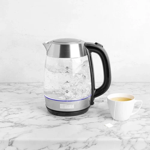 Haden Guildford 1.7L 360° Cordless Glass Kettle - Illuminated Base, Rapid Boil