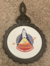STS-1 Space Shuttle Challenger Vintage NASA Commemorative Plaque NICE GIFT