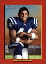 2006 Topps Turkey Red Red Border SP #136 Dallas Clark Indianapolis Colts