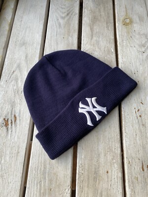 帽子 90s New York Yankees Y Logo Beanie Vintage 90s New Era New York Yankees Logo Beanie Hat OS | eBay