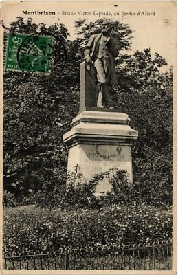 CPA MONTBRISON - Statue VICTOR Laprade - au Jardin d'Allard (487188)