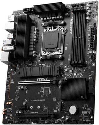MSI PRO B650-S WIFI AM5 DDR5 Wi-Fi 6E ATX Motherboard (supports AMD 9000 Series)