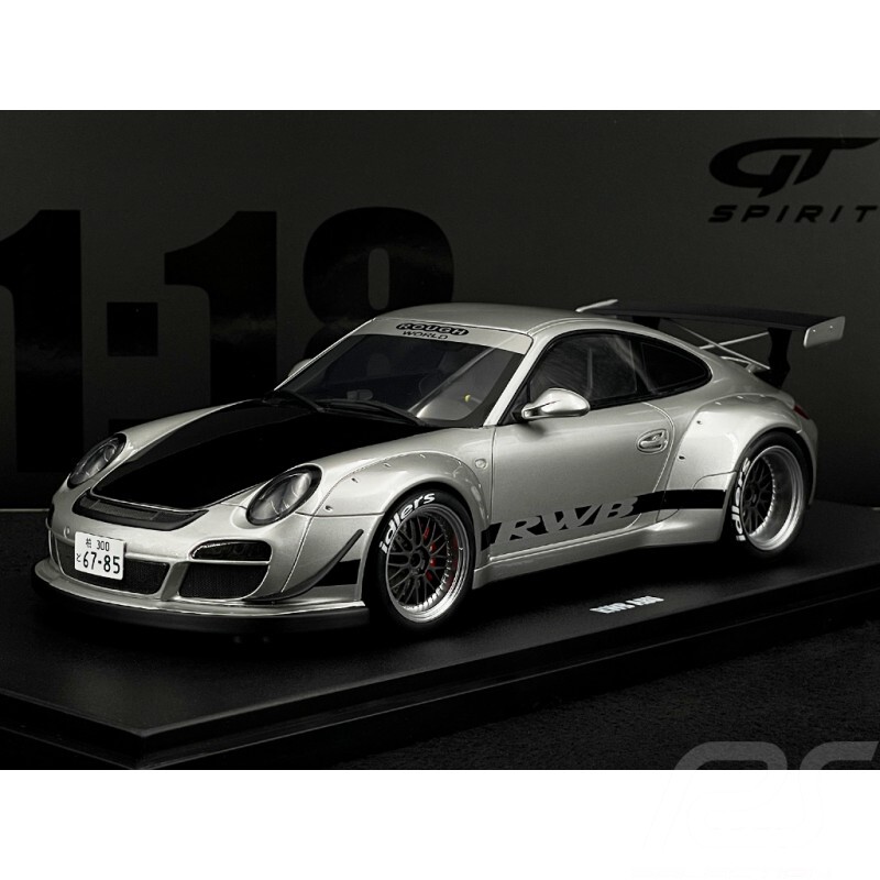 RWB997シルバー1/18 GTsplit 限定 GT Spirit Porsche 911 RWB Abu Type 997 2024 Silver LE999 1
