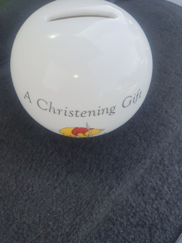 Royal Doulton Winnie the Puuh Taufteller und Globe Geldbox - Bild 2 von 4