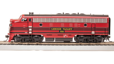 Broadway Limited 8172 HO Lehigh Valley EMD F3A Cornell Red w/ Black Stirpes #512