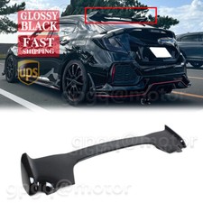 For Civic Fk4 Fk7 5dr Hatchback 17-2021 Gloss Black Rear Roof Trunk Spoiler Wing