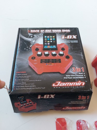 DJ Tech Jammin IGX i-GX Guitar Effects Processor w/ iPod Player/Recorder BOXED - Picture 2 of 16