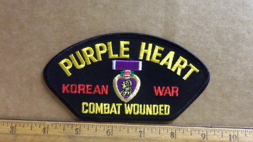 Guerra di Corea - Cuore Viola - Patch ricamata ferita da combattimento - Foto 2 di 4