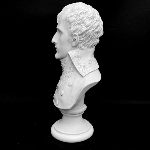 NAPOLEON AS FIRST CONSUL - MARBLE BUST / SCULPTURE MADE IN ENGLAND 10.5" - Picture 4 of 10