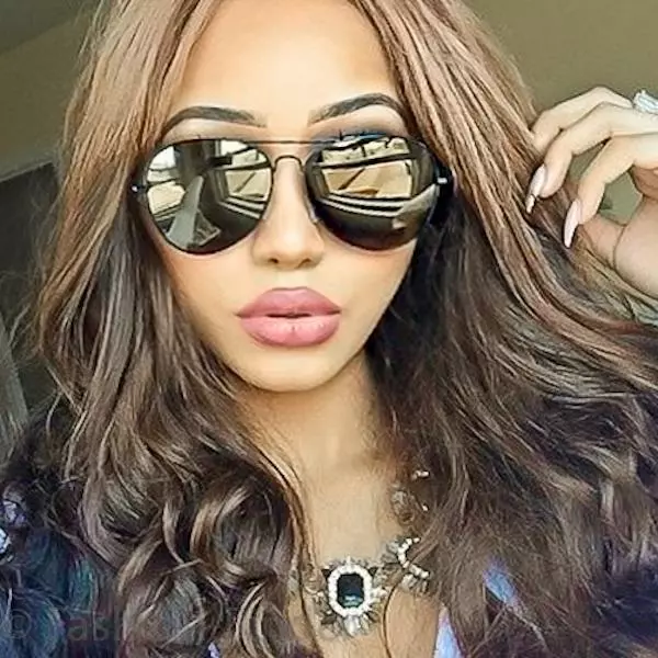 Big reflective sunglasses top