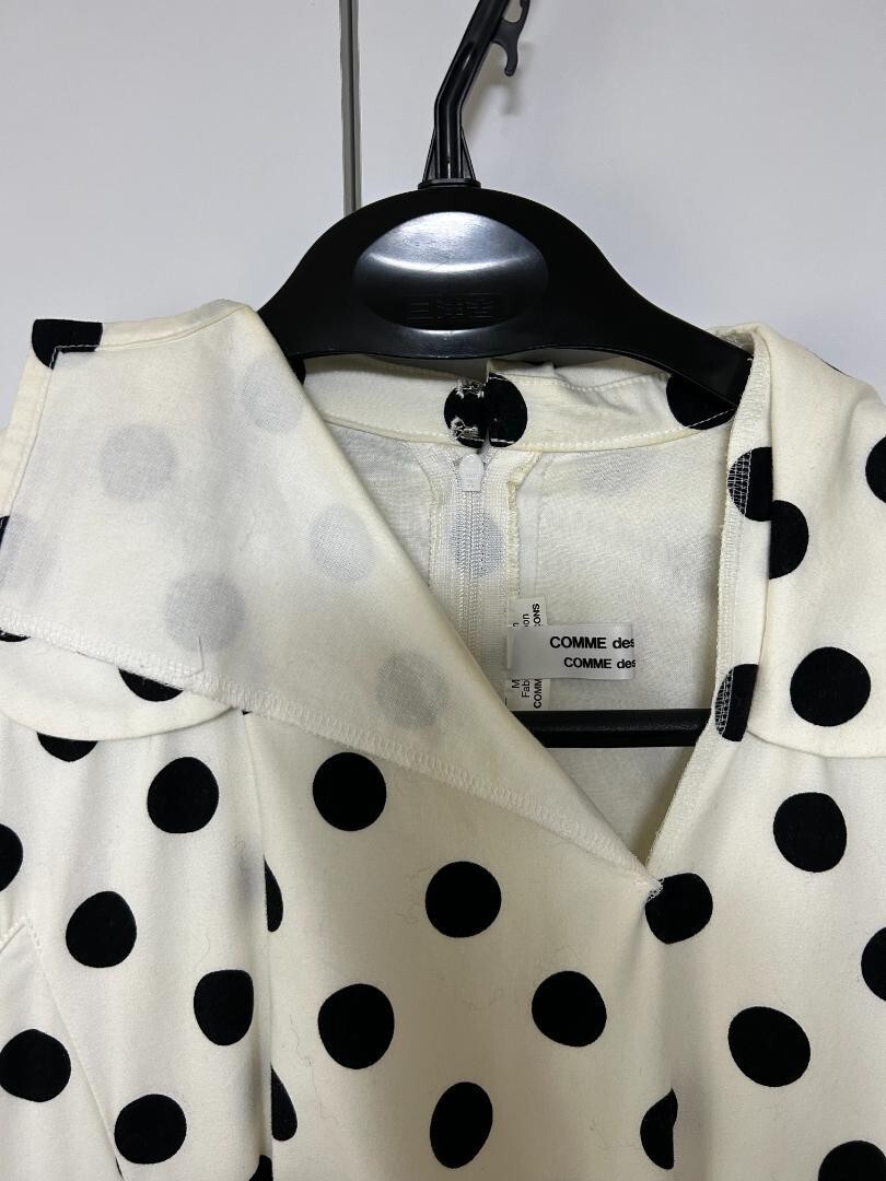 Comme des Garcons One Piece Polka Dots White x Black Size XS Comme des Garcons One Piece Polka Dots White x Black Size XS