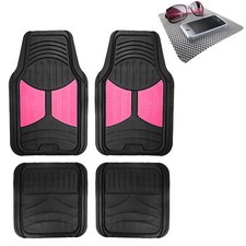 Fh Group Monster Eye Rubber Floor Mats Fit Most Car Truck Suv Van W. Dash Pad