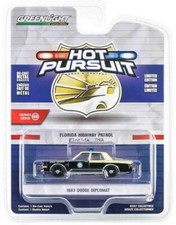 GREENLIGHT 1:64 1983 DODGE DIPLOMAT FLORIDA HIGHWAY PATROL GL 43030-B