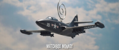 F9F Panther US NAVY Fighter Plane Korean War Custom Christmas Ornament F-9F-2